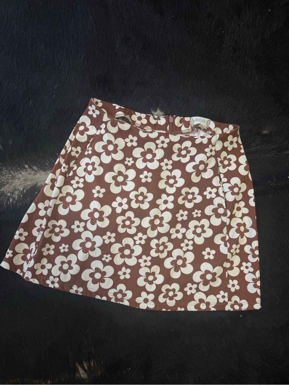 Alter’d State Brown Floral A-Line Skirt - Women